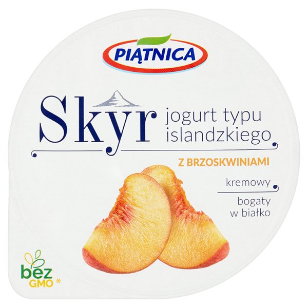 Piątnica Skyr Jogurt typu islandzkiego z brzoskwiniami 150 g