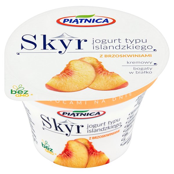 Piątnica Skyr Jogurt typu islandzkiego z brzoskwiniami 150 g