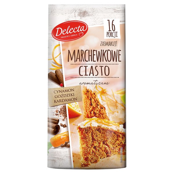 Delecta Marchewkowe ciasto w proszku 430 g