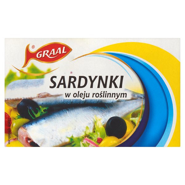 GRAAL Sardynki w oleju roślinnym 125 g