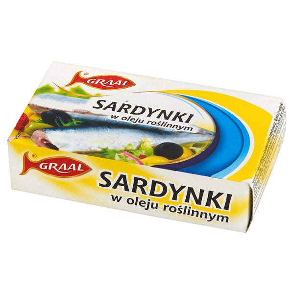 GRAAL Sardynki w oleju roślinnym 125 g