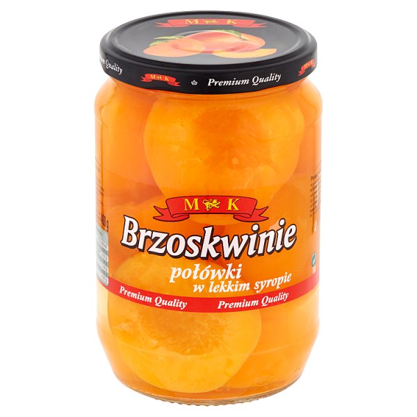 MK Brzoskwinie połówki w lekkim syropie 680 g