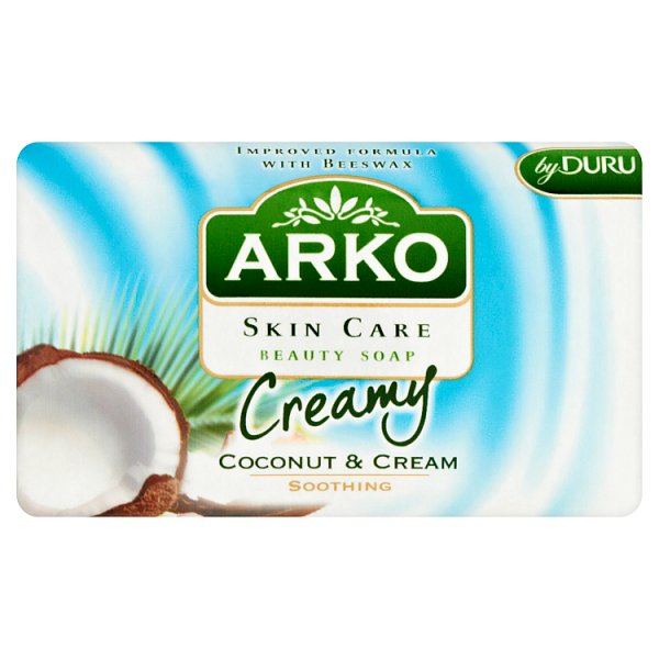Arko Skin Care Kokos i krem Kojące mydło kosmetyczne 90 g