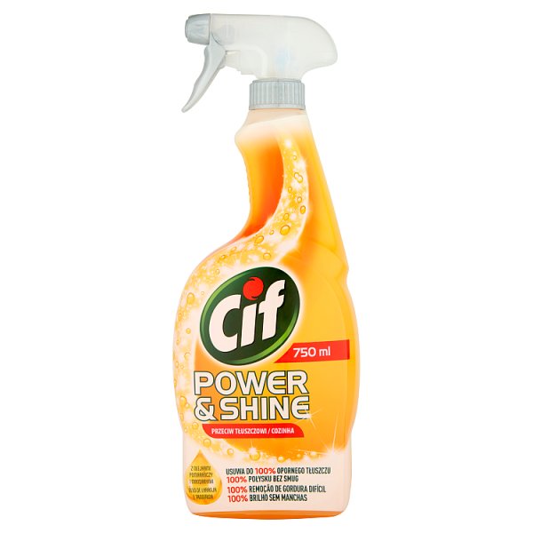 Cif Power &amp; Shine Spray przeciw tłuszczowi 750 ml