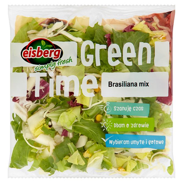 Eisberg Green Time Brasiliana mix Mieszanka świeżych krojonych warzyw 200 g