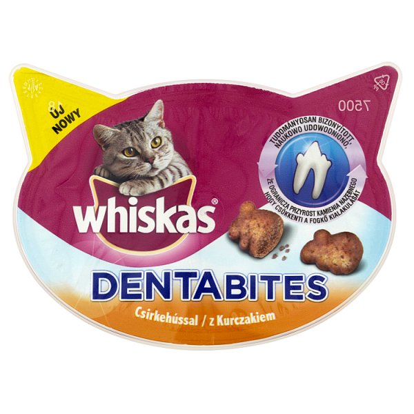 Whiskas Dentabites z kurczakiem Karma uzupełniająca 40 g