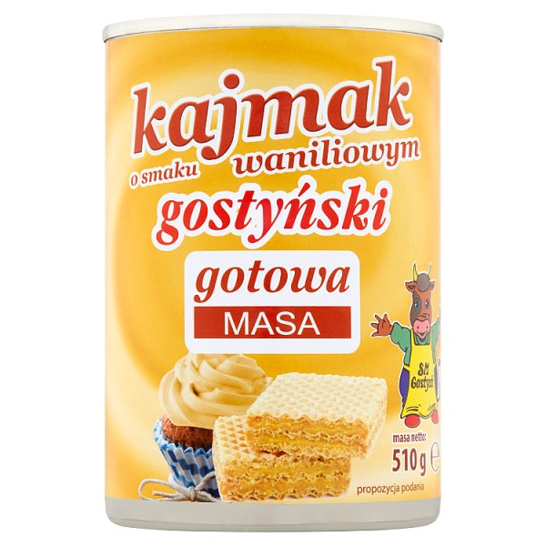 SM Gostyń Kajmak o smaku waniliowym gostyński 510 g