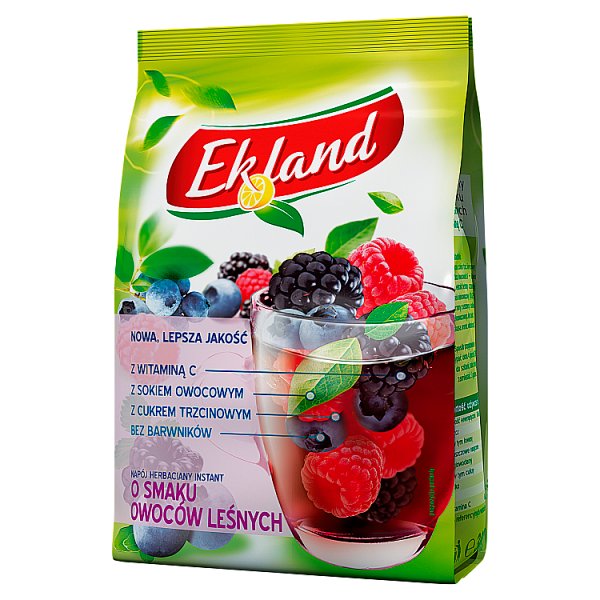 Ekland Napój herbaciany instant o smaku owoców leśnych 300 g