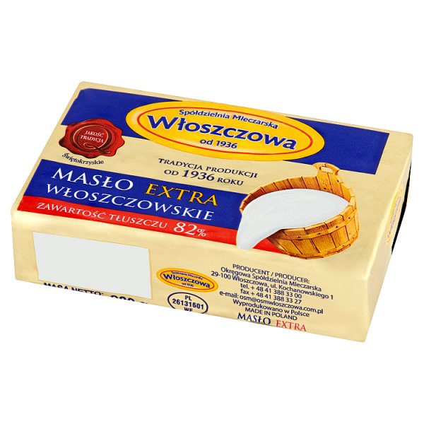 Włoszczowa Masło extra włoszczowskie 200 g