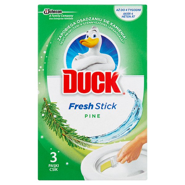 Duck Fresh Stick Pine Żelowe paski do toalet 27 g (3 x 9 g)