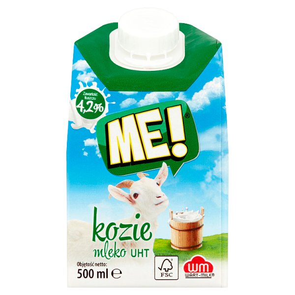 Me! Kozie mleko UHT 4,2% 500 ml