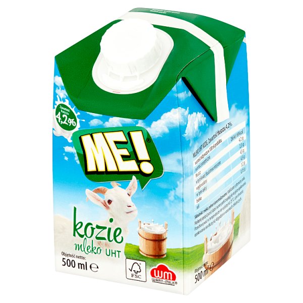 Me! Kozie mleko UHT 4,2% 500 ml