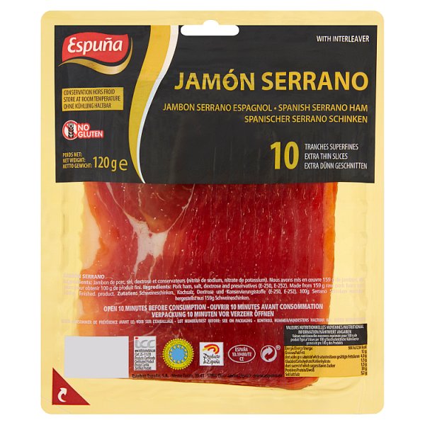 Espuña Szynka hiszpańska Serrano 120 g