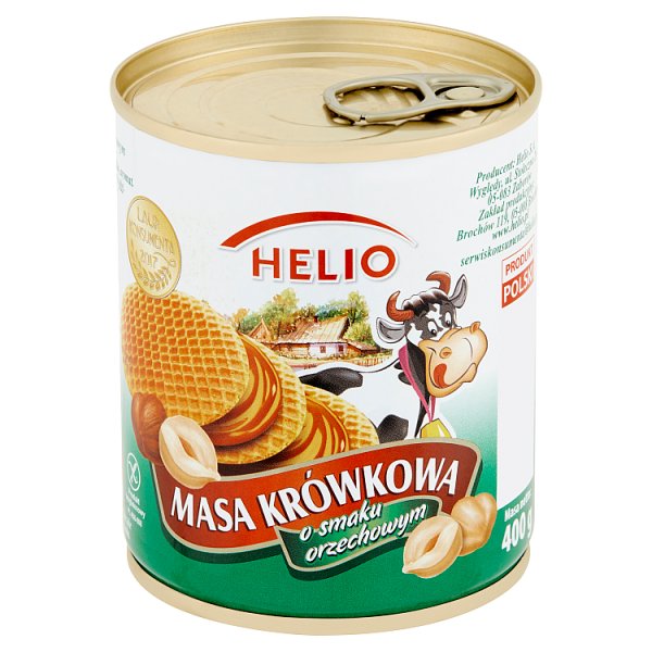 Helio Masa krówkowa o smaku orzechowym 400 g