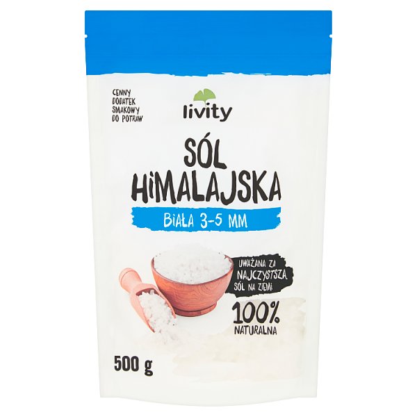 Livity Sól himalajska biała 3-5 mm 500 g