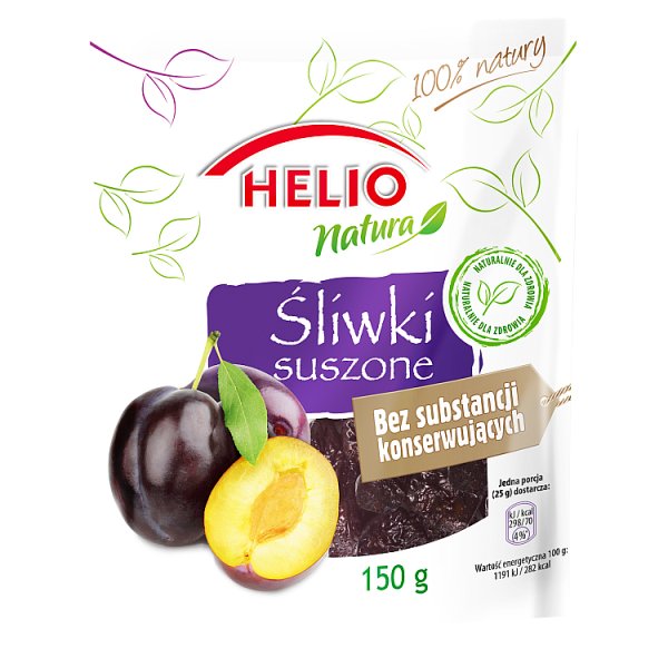 Helio Natura Śliwki suszone 150 g