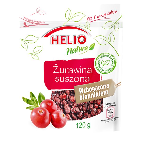 Helio Natura Żurawina suszona 120 g