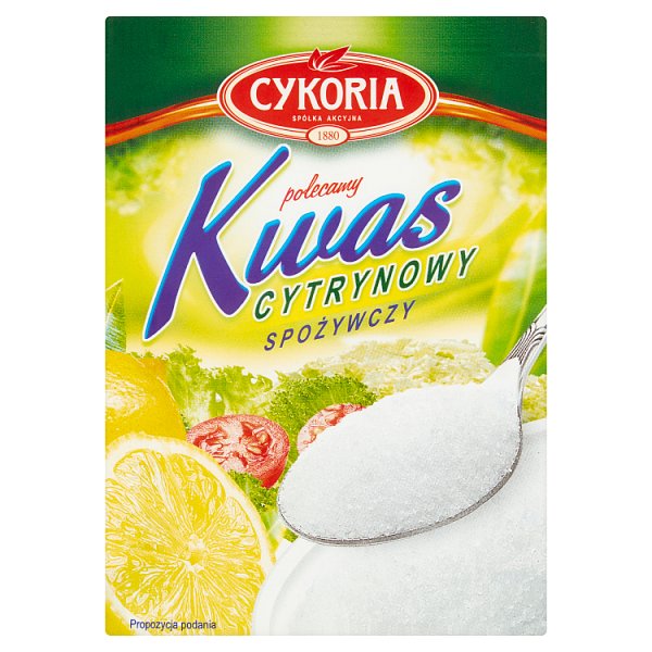 Cykoria Kwas cytrynowy spożywczy 20 g