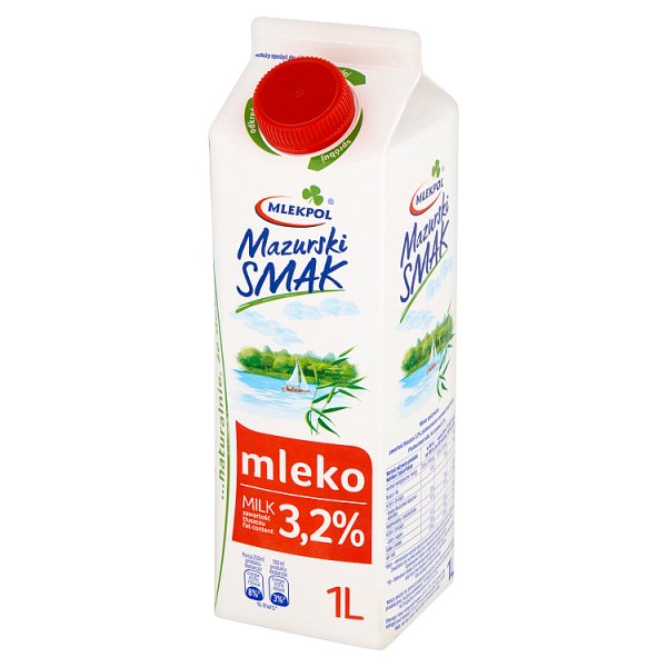 Mlekpol Mazurski Smak Mleko 3,2% 1 l