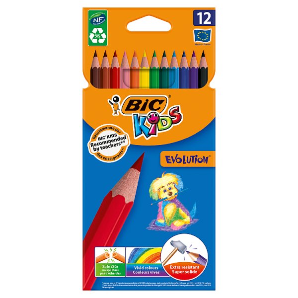 BiC Kids Evolution Kredki 12 kolorów