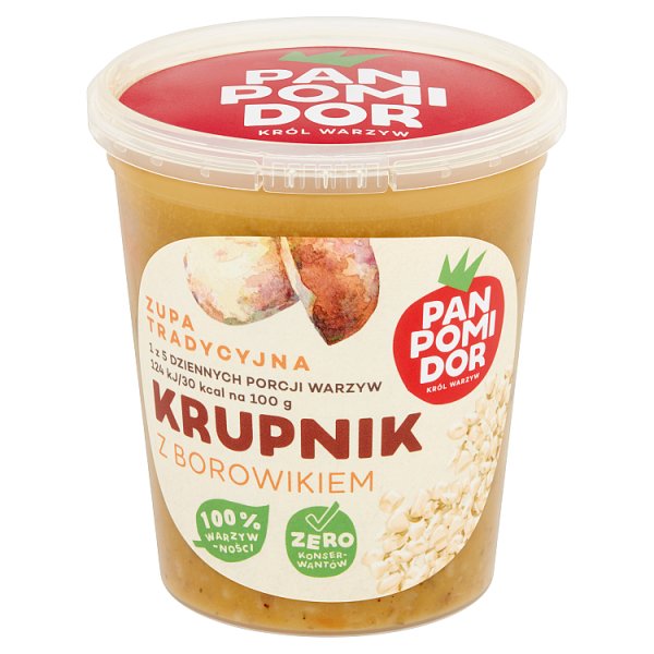 Pan Pomidor Zupa tradycyjna krupnik z borowikiem 400 g