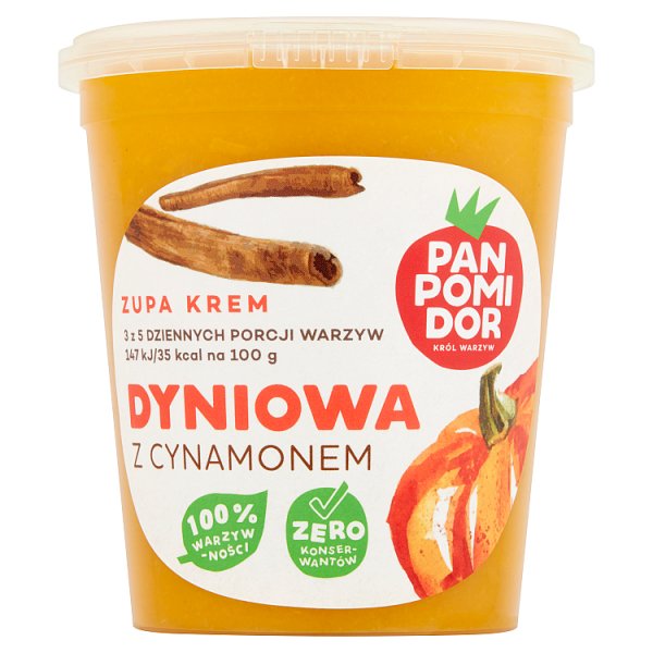 Pan Pomidor Zupa krem dyniowa z cynamonem 400 g