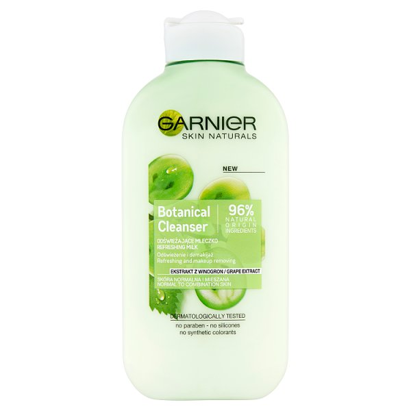 Garnier Botanical Cleanser Odświeżające mleczko ekstrakt z winogron 200 ml