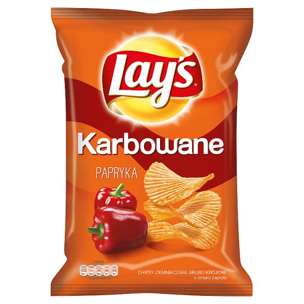 Lay&#039;s Karbowane Papryka Chipsy ziemniaczane 140 g