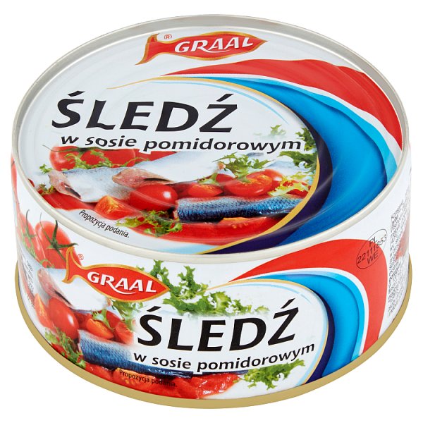 GRAAL Śledź w sosie pomidorowym 300 g