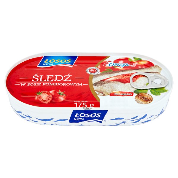 Łosoś Ustka Śledź w sosie pomidorowym 175 g