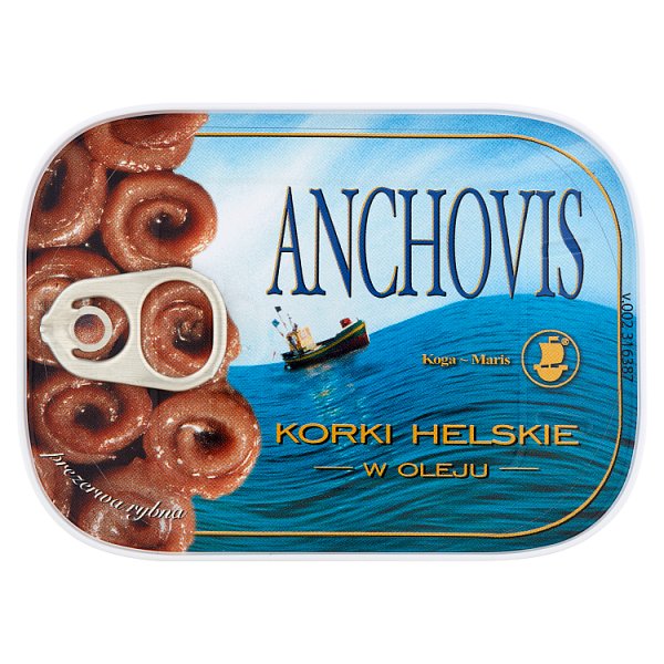 Koga-Maris Anchovis korki helskie w oleju 100 g