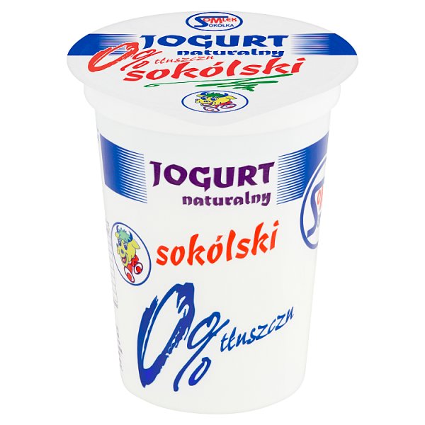 Jogurt naturalny sokólski 0% tłuszczu 400 g