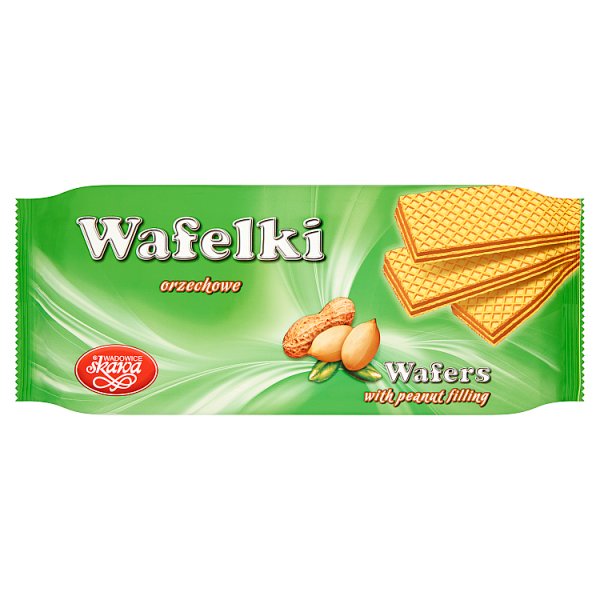 Wadowice Skawa Wafelki orzechowe 180 g