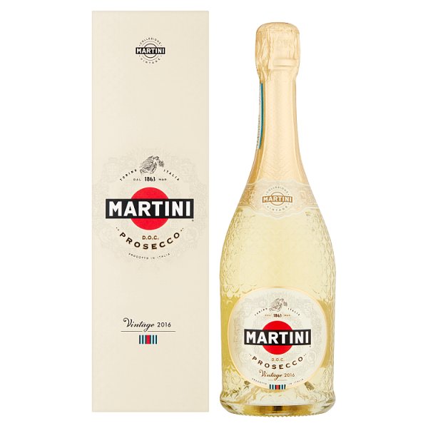 Martini Prosecco D.O.C. Wino białe wytrawne musujące włoskie 750 ml, 1 ...