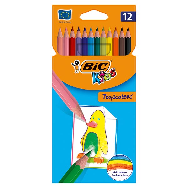 BiC Kids Tropicolors Kredki 12 kolorów