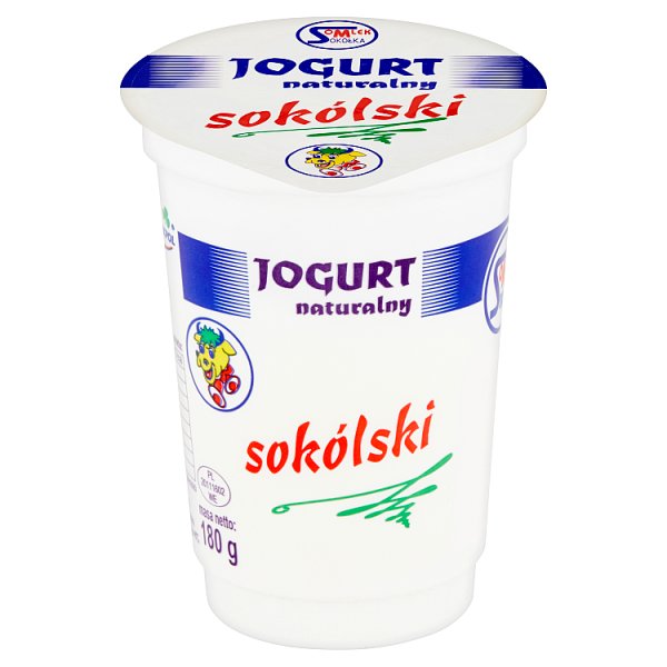 Jogurt naturalny sokólski 180 g