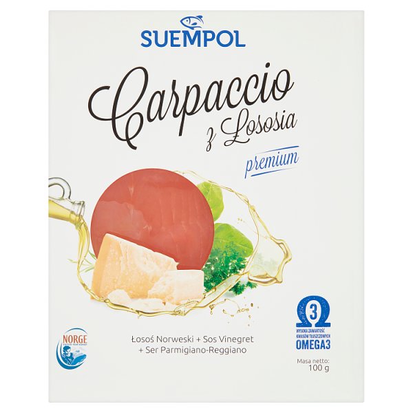 Suempol Carpaccio z łososia premium 100 g