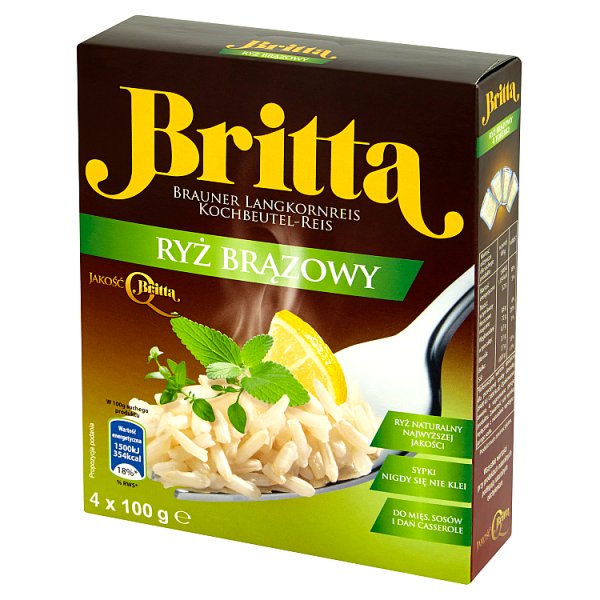 Britta Ryż brązowy 400 g (4 sztuki)