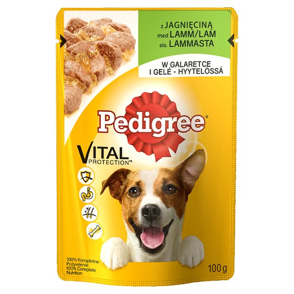 Pedigree Vital Protection Karma pełnoporcjowa z jagnięciną w galaretce 100 g