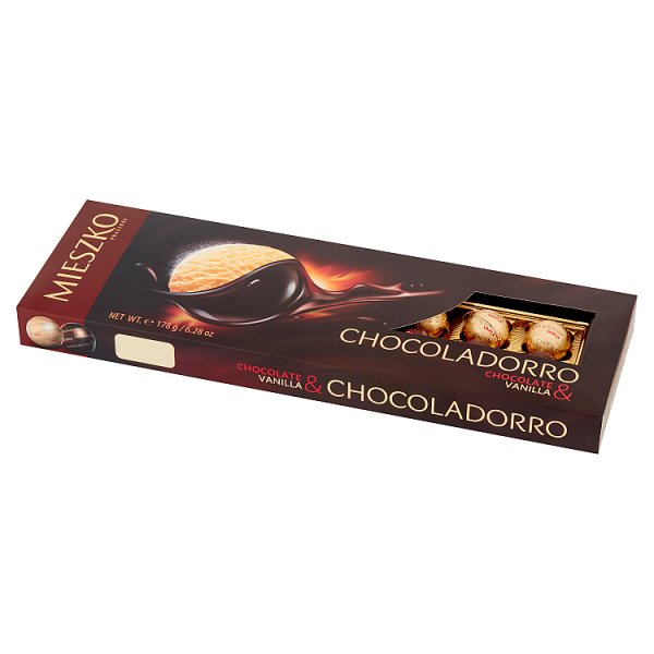 Mieszko Chocoladorro Praliny czekoladowe i waniliowe 178 g