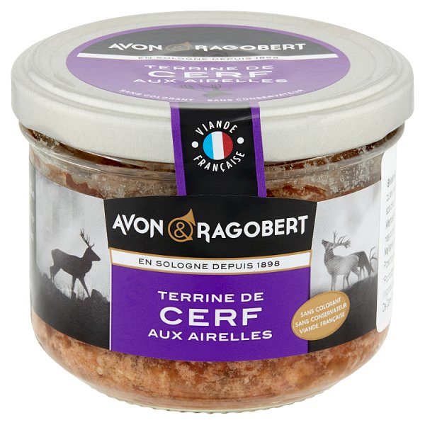 Avon &amp; Ragobert Pasztet wieprzowy z jeleniem i żurawiną 180 g