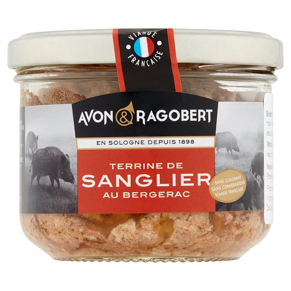 Avon &amp; Ragobert Pasztet wieprzowy z dzikiem i winem Bergerac 180 g