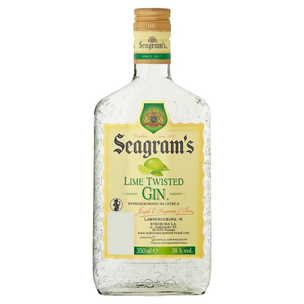 Seagram&#039;s Lime Twisted Gin 350 ml