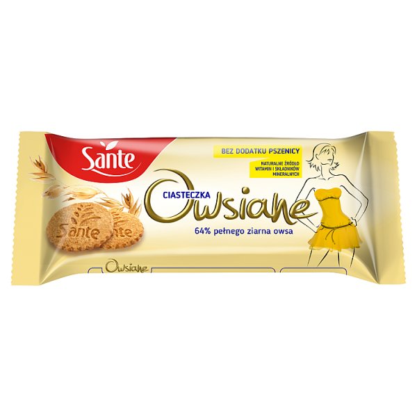 Sante Ciasteczka owsiane 138 g