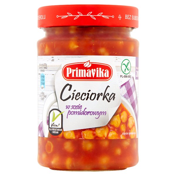 Primavika Cieciorka w sosie pomidorowym 280 g