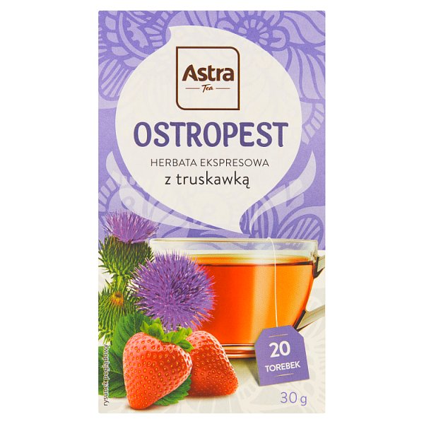 Astra Herbata ekspresowa ostropest z truskawką 30 g (20 x 1,5 g)