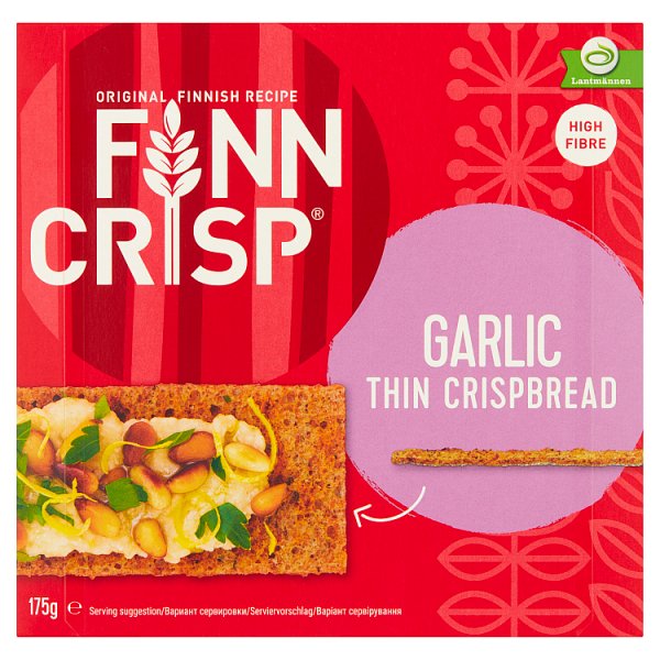 Finn Crisp Chleb chrupki z czosnkiem 175 g