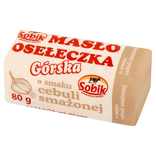 Sobik Masło osełeczka górska o smaku cebuli smażonej 80 g