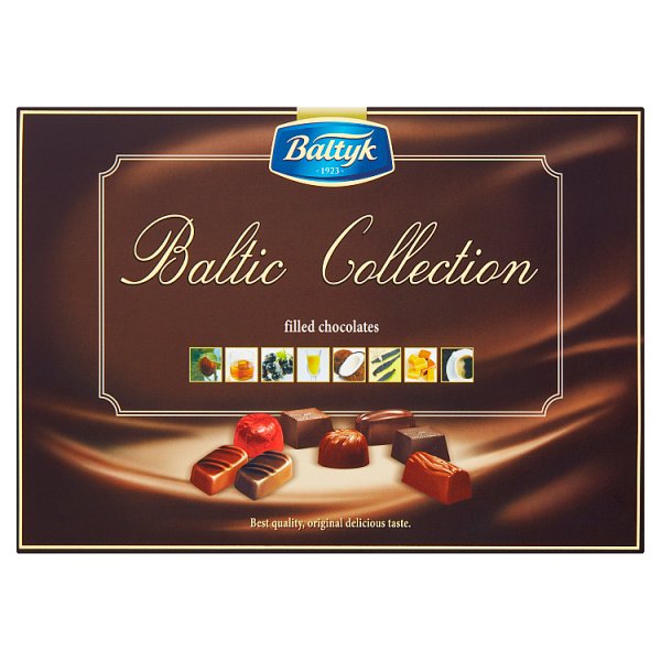 Bałtyk Baltic Collection Bomboniera czekoladki nadziewane 125 g
