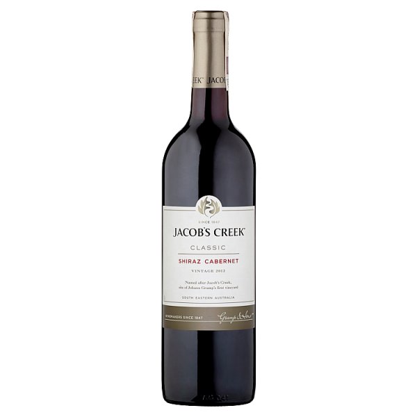 Jacob&#039;s Creek Shiraz Cabernet Wino czerwone wytrawne australijskie 750 ml